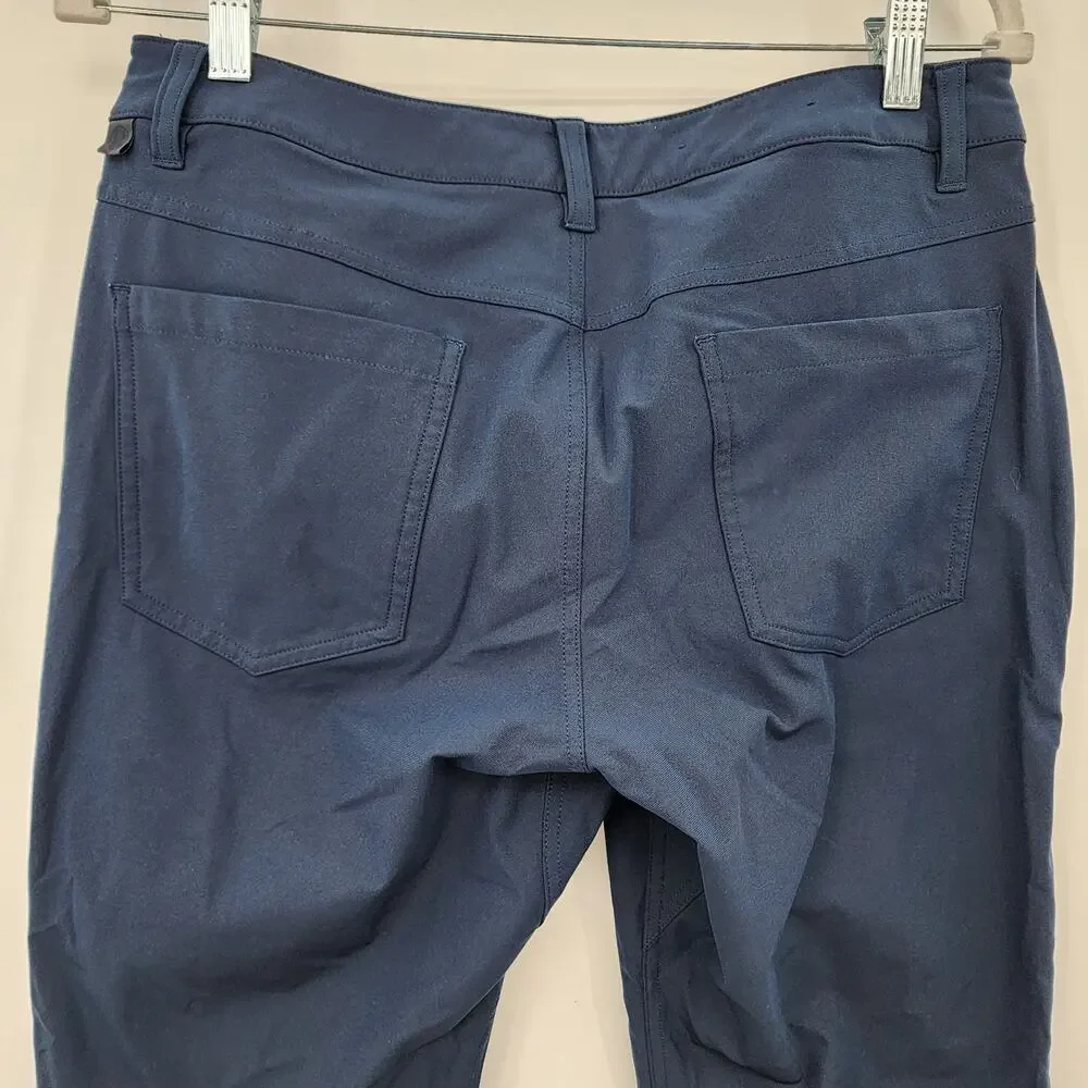 Men's Lululemon ABC Classic-Fit 5 Pocket Pant Warpstreme‎ Size 31 X 27 True Navy